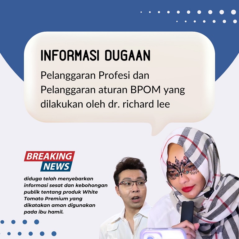 Surat Informasi Dugaan Pelanggaran Profesi untuk IDI